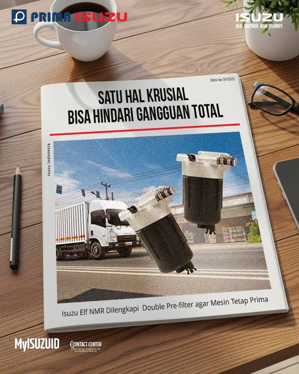 Double Pre-Filter Isuzu Elf Nmr