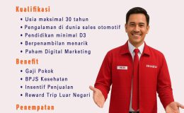 Lowongan Kerja Sales Isuzu